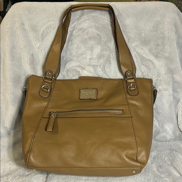 Kenneth Cole Reaction Handbags - Kenneth Cole Reaction Tan Laptop Tote